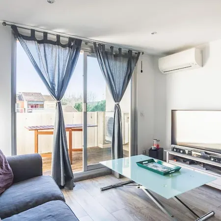 Air-conditioned Duplex W Sunny Balcony And Pool In Port-cogolin - Welkeys 公寓 *